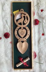 Christening Welsh Love Spoon Engraved CH1