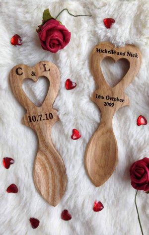 Wedding Favours Lovespoons HJ4